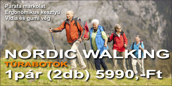 Nordic Walking túrabot 1pár (2db) 5990,-Ft