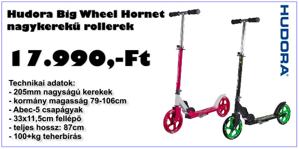 Hudora Hornet nagykereku roller 17.990,-Ft